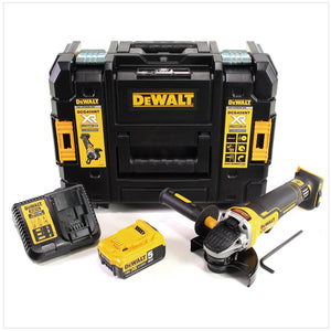DeWalt DCG 406 P1 Akku Winkelschleifer 18V 125mm Brushless + 1x Akku 5,0Ah + Ladegerät + TSTAK