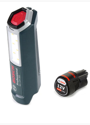 Bosch Professional GLI 12V-300 Akku Lampe + 1x GBA 12V 2,0 Ah Akku - ohne Ladegerät - Toolbrothers