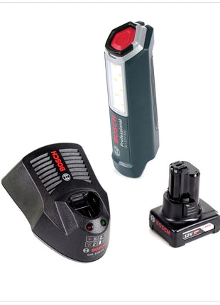 Bosch Professional GLI 12V-300 Akku Lampe + 1x GBA 12V 6,0 Ah Akku + GAL 1230 Ladegerät - Toolbrothers