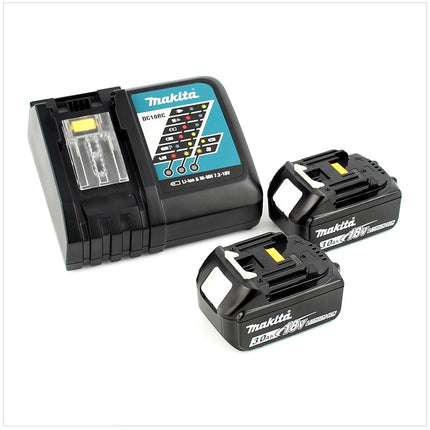 Makita DHP 483 RFJ cordless impact drill 18V 40Nm + 2x 3.0 Ah battery + charger + Makpac