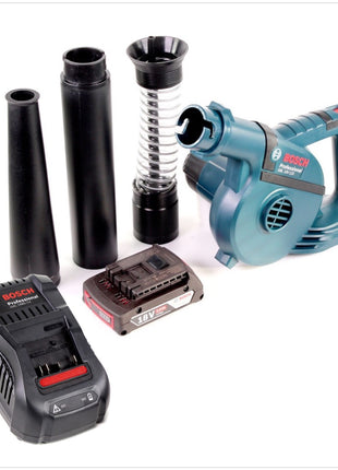 Bosch GBL 18 V-120 Akku Gebläse Laubbläser mit 1x Bosch GBA 18V 2,0 Ah Akku + GAL 1880 CV Ladegerät - Toolbrothers