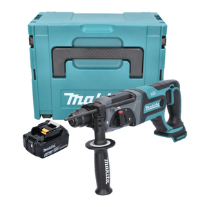 Makita DHR 241 M1J Akku Bohrhammer 18 V 1,9 J SDS plus + 1x Akku 4,0 Ah + Makpac - ohne Ladegerät
