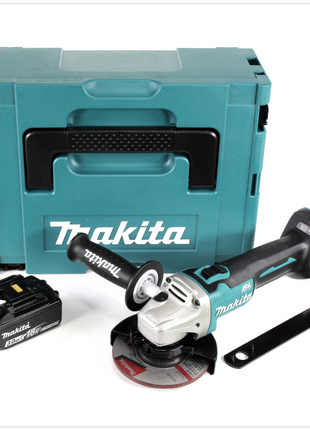 Makita DGA 504 F1J 18 V Smerigliatrice angolare brushless a batteria 125 mm in valigetta Makpac + 1x Batteria 3,0 Ah - senza caricatore