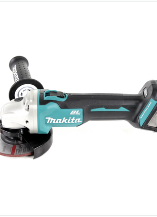 Makita DGA 504 F1J 18 V Smerigliatrice angolare brushless a batteria 125 mm in valigetta Makpac + 1x Batteria 3,0 Ah - senza caricatore