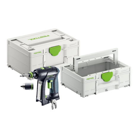 Festool C 18 Basic Perceuse-visseuse sans fil 18 V 45 Nm Brushless Solo + Systainer + Systainer ToolBox SYS3 TB M 137