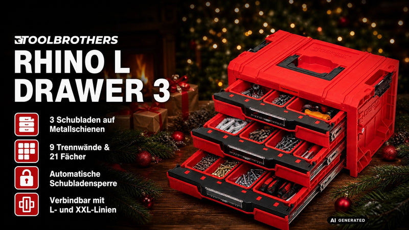Toolbrothers RHINO Adventskalender 2026 - LIMITED RED MILWAUKEE EDITION