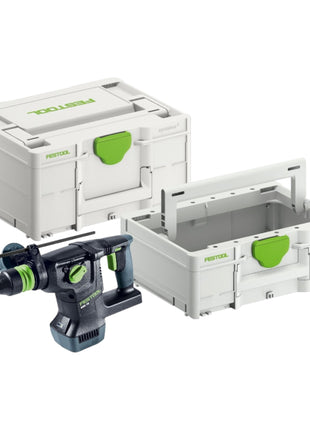 Martello combinato a batteria Festool KHC 18 EB-Basic 18 V 2,6 J SDS-Plus Brushless ( 577447 ) + Systainer + Systainer ToolBox SYS3 TB M 137