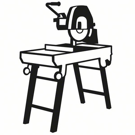 Bosch Expert MultiMaterial Disque à tronçonner diamanté, 350 x 3,3 x 25,40 mm, Diamond Technology -  pour scies sur table / scies à essence (2608900666)