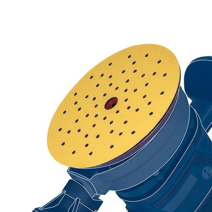 Bosch Expert M480 Starter Set Juego de hojas de lija con estructura de malla, 7 piezas, 150 mm (2608901203), abrasivo de malla para lijadoras excéntricas