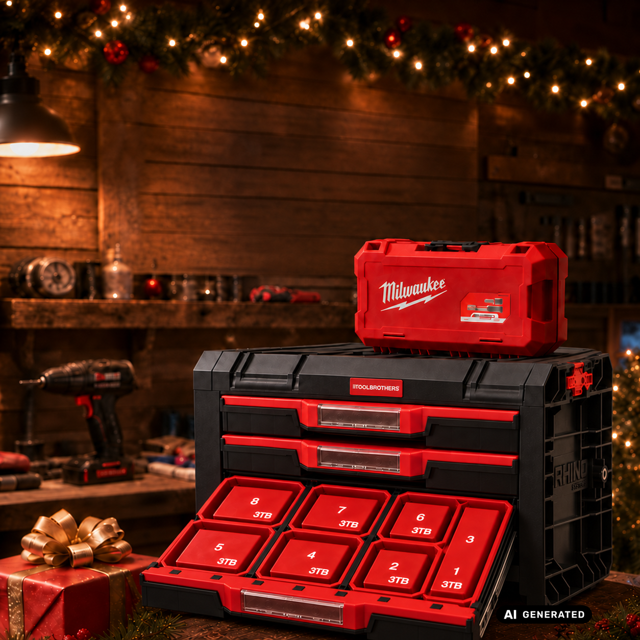 Toolbrothers RHINO Adventskalender 2026 - LIMITED BLACK MILWAUKEE EDITION